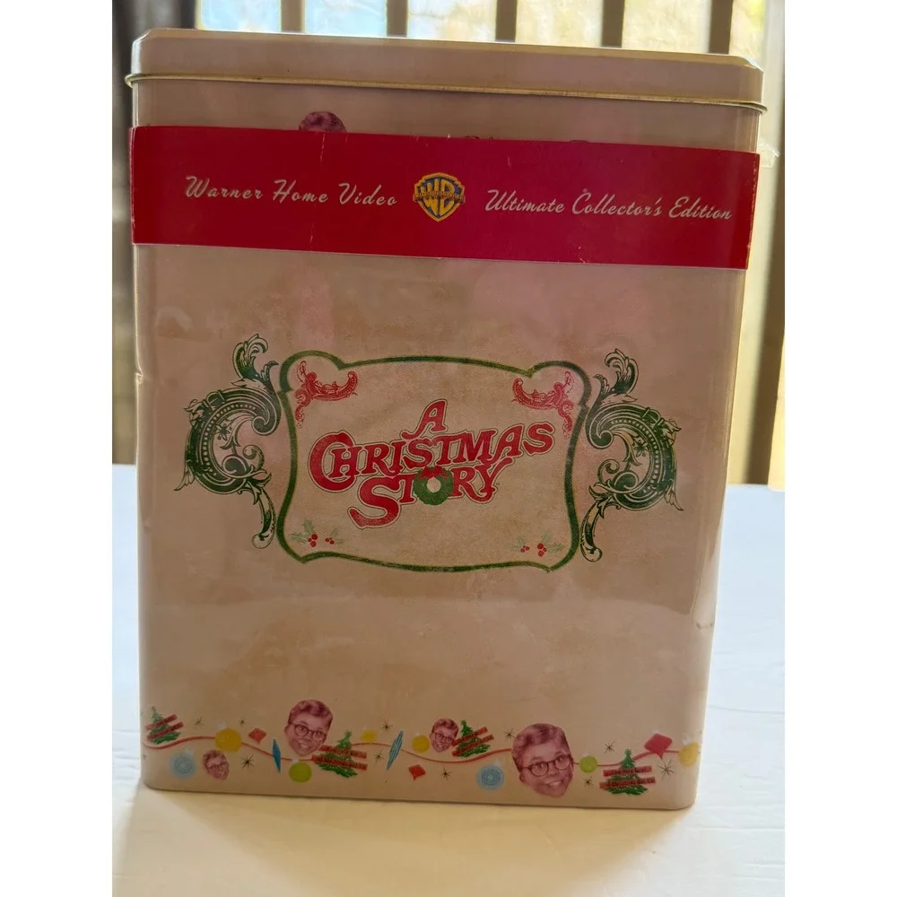 A Christmas Story 25th‎ Anniversary Collector Tin Set DVD Apron Cutters Book